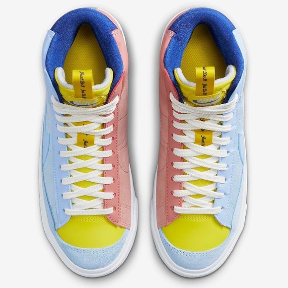 Nike Other - Nike Blazer Mid 77 Dance Kids Size 7Y/Womens 8.5 Cobalt Bliss-Red DQ6084-40